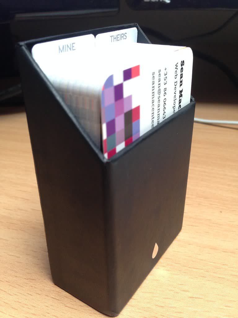 Placeholder image of printed business cards — to be replaced with real North Prime Graphics photos