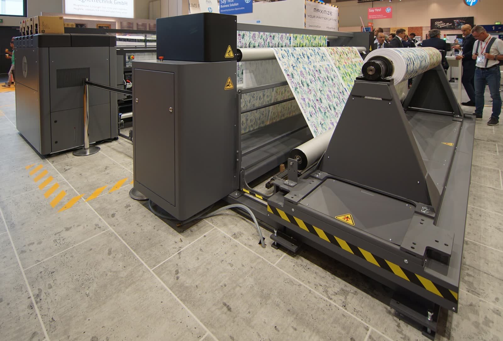 Placeholder image of large-format sign printing equipment — to be replaced with real North Prime Graphics photos
